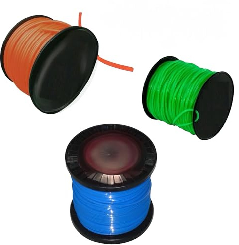 topolenashop Filo per decespugliatore Taglia Erba Tondo 2,7 mm Bobina da 100 Metri Tagliaerba Rotolo Matassa per Erbacce Prato Giardinaggio e Fai da Te Colore Casuale