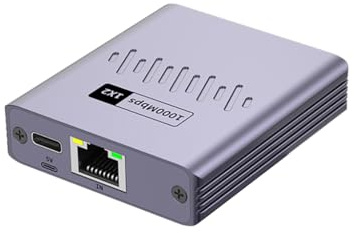 JMT Conmutador de red RJ45 de 1000 Mbps, extensor de cable de red de Internet, conector Gigabit LAN para PC, portátil, T V, Box Router (1 a 2)