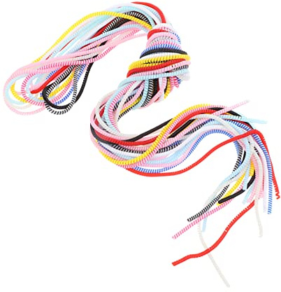 DIYEAH 12pièces Gaine De Câble Spiralée Enrouleur De Câble Gaine De Fil Tube De Gestion De Cordon pour De Données Lot de Manchons De Protection