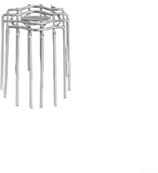 Marchfunny Protector de tubería de drenaje al aire libre, malla de acero inoxidable para desagües de balcón y jardín, tipo de inserción para evitar el bloqueo de desechos en tuberías de drenaje de PVC