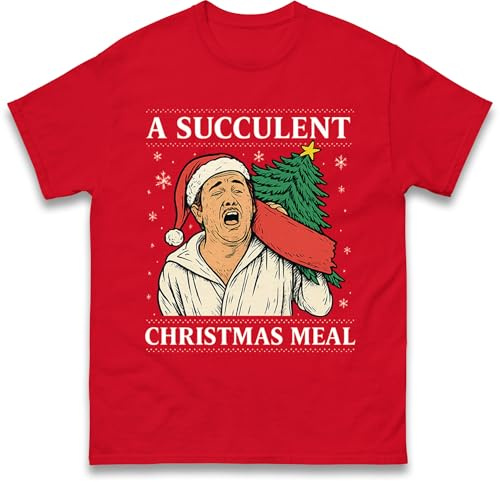 A Succulent Christmas Meal T Shirt, Funny Democracy Manifest Meme Tee Top, Xmas Festive Gift T Shirt