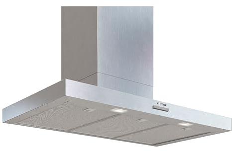 Siemens iQ300 Integrierte Wandesse 90 cm Angenehm leiser Motor LC95BCC30 | Made in Germany, Drucktastensteuerung, Doppelfiltersystem, LED Beleuchtung, 594 m³/h Abluftleistung, LED-Beleuchtung