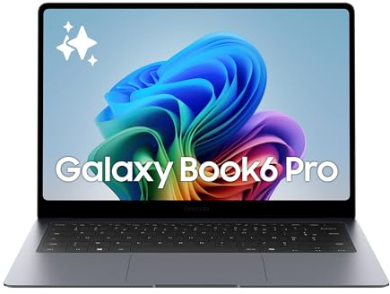 Samsung Galaxy Book6 Pro 14, Copilot+ PC, PC Portable avec IA, Processeur Intel Core Ultra 5, Mémoire 16 Go RAM, 512 Go SSD, Écran Tactile Dynamic AMOLED 2X, Batterie Haute Performance, Anthracite