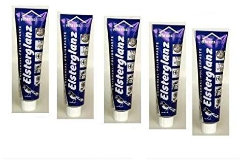 10x Elsterglanz Universal Polierpaste Metall Waschcreme Reinigung 40ml