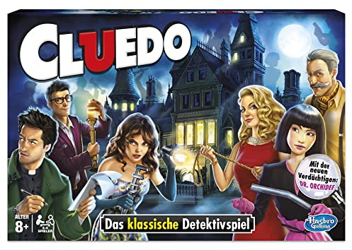 Hasbro Cluedo - spannendes Detektivspiel für die ganze Familie, 8 Jahre to 99 Jahre