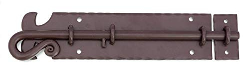 Antikas - Schubriegel wie Antik, Bolzenriegel, Türriegel, Torriegel, Flachriegel, braun