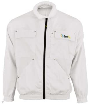 Imkerjacke weiß mit Rollkragen - BeeFun®: L