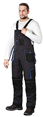 Leber&Hollman LH-FMN-B_SBN48 - Peto protector (talla 48), color gris, negro y azul