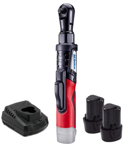 ACDelco ARW1210-32 3/8-Inch Li-Ion 12V Cordless Brushless Motor Ratchet Wrench Tool Kit, 65 Ft-lbs Max. Super Duty 2 Battery & Charger Included G12 Series