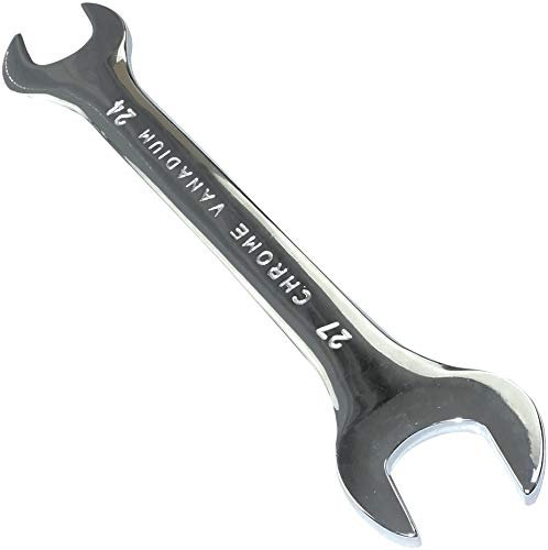 AERZETIX - Llave Plana Doble 24x27mm - Llave de boca abierta - Llave clásica manual en acero CR-V para/Apriete/Ensamble/ - Mango recto pulido - Color plata - C45467