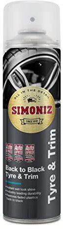Simoniz SAPP0189A Tyre & Trim Shine, Black , 500 ml