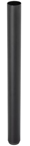 WAGNER Möbelbein/Tischbein/Möbelfuß/Verstellfuß Telescope - Ø 50 x 600-900 mm, ausziehbar, Industriestahl pulverbeschichtet schwarz matt - 12185401