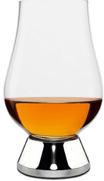 English Pewter Company Wee Glencairn Whisky Glass 70ml with Pewter Base [WGP040]
