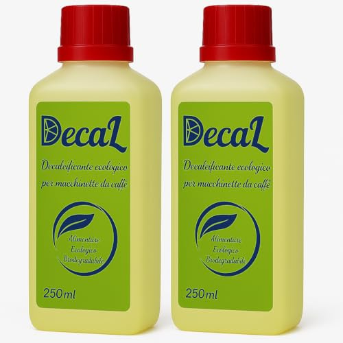 Bilt Decal Liquido - Decalcificante Ecologico Naturale per tutte le Macchine da caffè - Biodegradabile, Made in Italy, 250 ml (2, 500 ml)