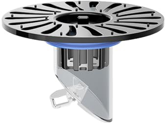 Bonde d'évacuation d'eau - Bonde de douche anti-odeur - Couvercle en acier inoxydable - Installation facile - Piège de drainage - Ajustement du tuyau anti-dos - Anti-clogging - Pour salle de bain et
