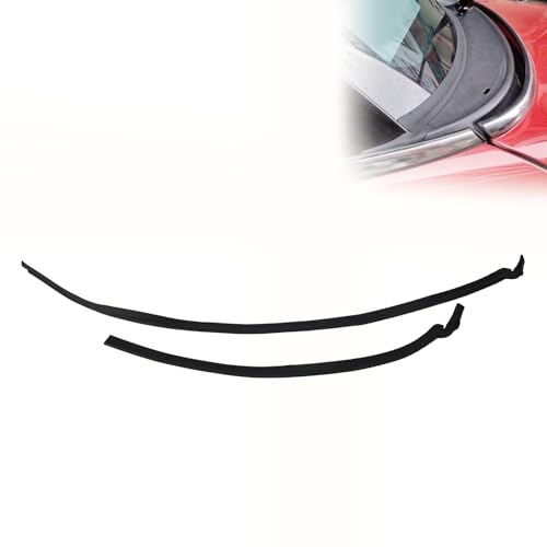 Windshield Wiper Cowl Seal for MINI R55 R56 R57, Right Hand Drive Vehicle Rubber Replacement Parts Black OEM 51132751211 51132751212 2007-2015