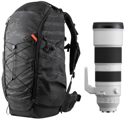 PGYTECH OnePro Super Teleobjektiv Rucksack für DSLR und Sony, Nikon, 600/800mm Objektiv, Professioneller ST Kamerarucksack Fotorucksack für Canon DSLR bis zu 1200 mm
