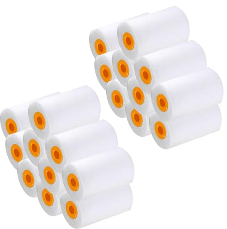 Gigzo Land Mini Paint Rollers Set Foam - Lightweight and Portable Design, Durable Paint Rollers for Emulsion, Gloss, Satin, Varnish and Woodstain, Perfect for Walls, Ceilings, Wood - (Pack of 20)