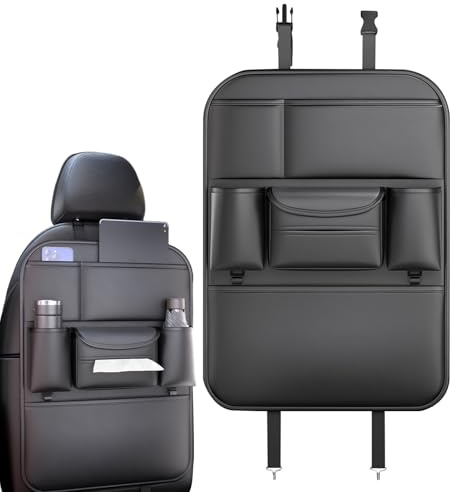 Generico Organizzatore Per I Sedili Posteriori Auto - Portaoggetti Per Sedili Posteriori Auto,Tasche Portatutto Portabevande Portafazzoletti Viaggio Per Suv E Altri Veicoli
