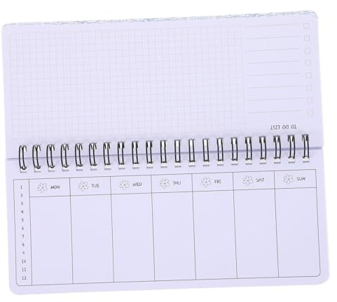 UTHCLO Carnet Cahier Écriture Agenda Multifonction Agenda Scolaire à Reliure Ménager Fournitures Pour Étudiants Bloc-notes Pour Étudiants Blocs-notes Multifonctions Accessoire Pour