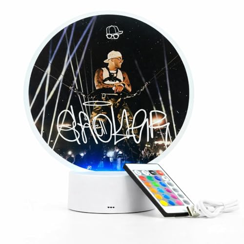 GEOLIER OFFICIAL – Lampada da Tavolo LED RGB – Alimentazione a Pile o USB – Telecomando Incluso – Controllo Base Touch – Luce Multicolore (Nero Volo)