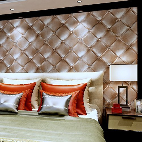 HANMERO Carta da parati Moderna 3d motivo di pelle Relief 3d per camera da letto, soggiorno, Hotel, Ufficio, corridoio, TV sfondo, Vinile- 0,53 * 10 m