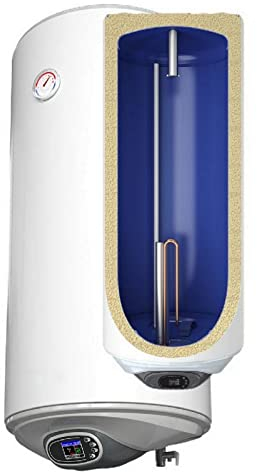 Elektrospeicher Warmwasserspeicher Boiler mit Appsteuerung über WiFi wandhängender Boiler 100 Liter - 3,0 kW 230 Volt