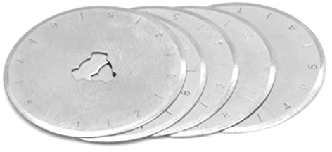 vhbw 5X Ersatzklingen für Rollschneider | Rollmesser, Cutter - Klingen, 28 mm