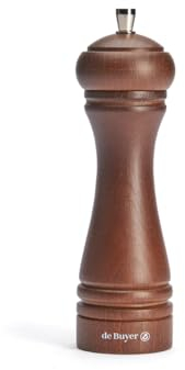 De Buyer, Molinillo Pimienta JAVA 18 cm alto madera oscura--P246.180202