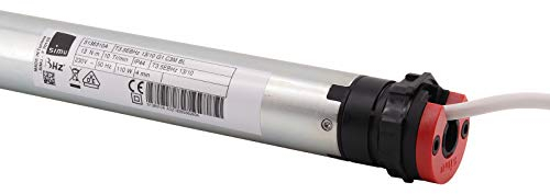 Simu T3.5 EBHz- 9 Nm 16 Upm 2009567 Rolladenmotor SW40 mit Hindernis- und Frosterkennung, bidirektionaler Funkrolladenmotor für Rolladen, Jalousie und Rolltore, für 40mm Achtkant Rolladenwellen
