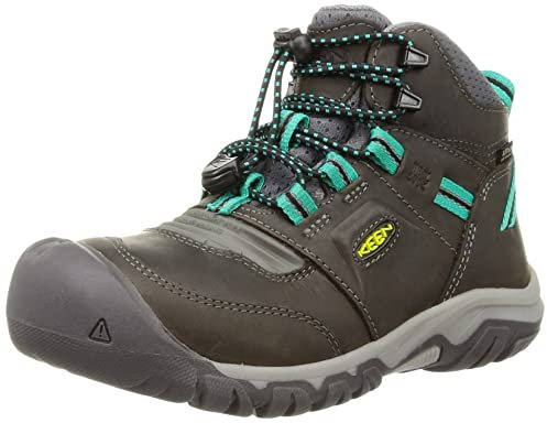 KEEN Unisex-Kinder Ridge Flex Mid wasserdichte Wanderstiefel, Magnet Greenlake, 29 EU