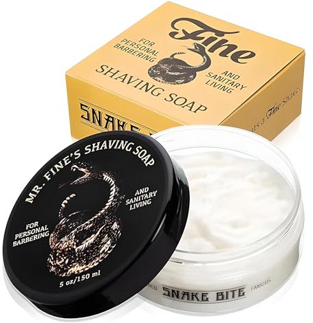 Fine Accoutrements Jabón de afeitar fino Snake Bite de 150ml.