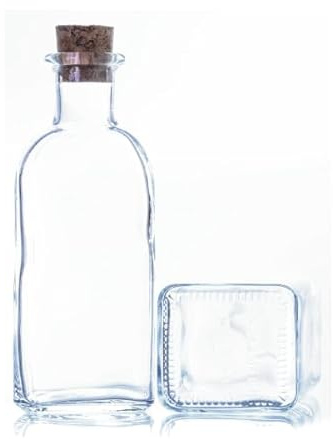 Leere Flaschen 1 Liter Weinflasche Likörflasche Ölflasche Glasflasche Bügelflaschen 1 Liter Korkflasche (12 Stück)