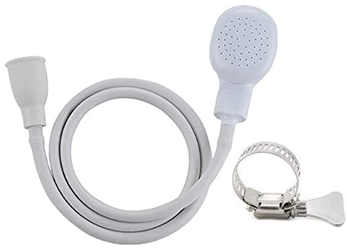 Portable Sink Spray Rubber Hose for Pet Handheld Faucet Shower Sink Wash Head Shower Extender Single Tap Shower Spray Hose