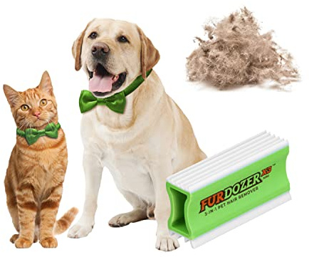 Neater Pet Brands FurDozer X3 Tierhaarentferner – 3-in-1 Hunde- und Katzenhaarentferner – Autoaufbereitung – Fusselbürste, X3 MINI