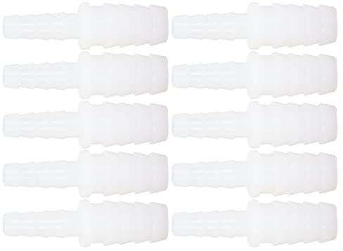 Plastik Rohrverbinder Set, Barb Reduzier Gelenk 6-12mm | Schlaucharmatur für Aquarien, 10-teiliges Set, PE-Material, geruchlos, für Pumpen und Bewässerung