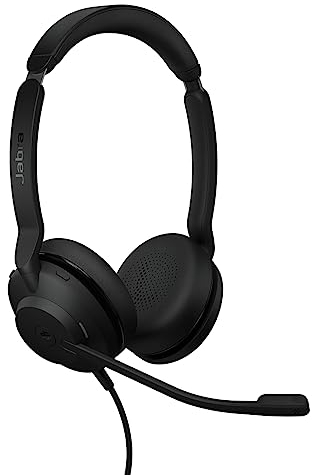 Jabra Evolve2 30 SE - Kabelgebundenes Stereo-Headset mit Geräuschunterdrückung und 2-Mikrofon-Technologie - inkl. USB-C-Kabel - MS Teams zertifiziert, auch mit anderen Plattformen kompatibel - Schwarz