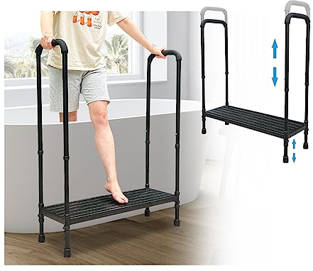 Gradini per vasca idromassaggio con corrimano SPA Scale da bagno per anziani Piscina all'aperto Heavy Duty Passi per portico anteriore per casa mobile rimorchio da viaggio RV gradini doccia portatile