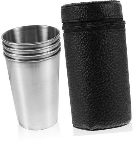 LIFKOME 1 Satz Bierkrug Aus Edelstahl Pint-becher-becher Wasserbecher Metall Minze Tasse Becher Edelstahl Stapelbare Pintbecher Bierglas Reisen Draussen Rostfreier Stahl Kaffeetasse