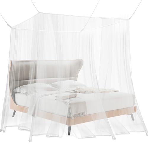 VFANDV Moskitonetz für Doppel- und Einzelbett, Camping- und Hausgebrauch (200x220x200cm)