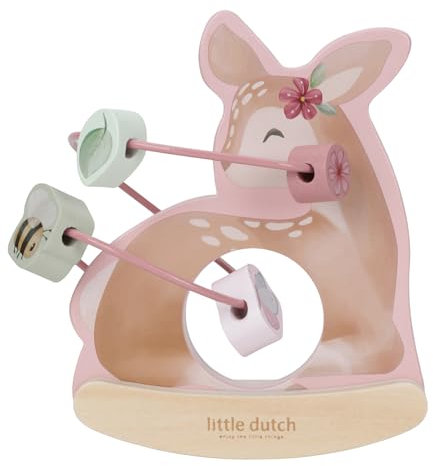 Little Dutch 7334 FSC Holz Motorikschleife Schaukeltier Reh - Fairy Garden