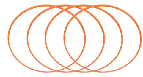 Protectores de Llanta de Rueda ABS Protección contra Arañazos Naranja 4 Piezas 18 Pulgadas Tamaño de Cubo Aplicable R18
