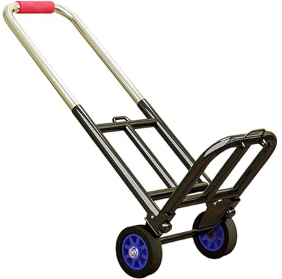 kesurpae Chariot Pliant Utilitaire pour Un Transport Polyvalent et Facile de Marchandises, Bagages, Chariot à Main, remorque à Main, épicerie, Noir, 10.1 cm