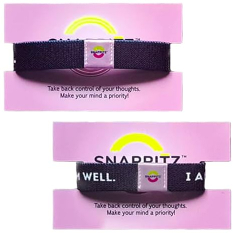 Ångest armband, Large, Polyester, - Amber