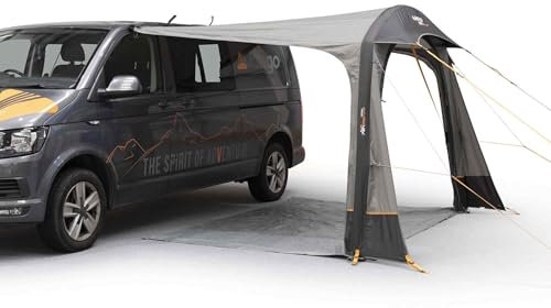 Vango Sunlight AirBeam Campervan Canopy Awning - With Side & Front Panels Included - Inflatable Sun Canopy with ColourLok