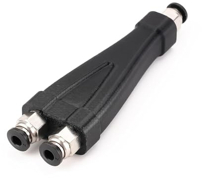 Nssnlur Adaptateur PTFE 2 en 1 pour Bambulab P1P/P1S/X1/X1C/X1E, AMS, connecteur de tube PTFE, port d'expansion, 2 modules d'alimentation pour imprimante 3D Bambu Lab