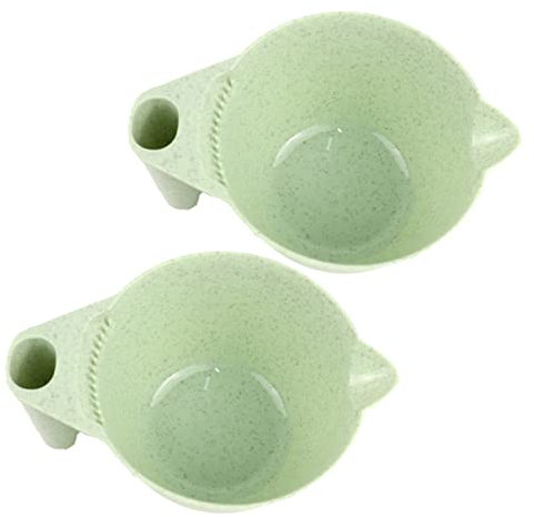 ADOCARN 2 Piezas Cuencos Para Mezclar Tintes De Cabello Cuencos Asa Para Teñir El Cabello Salón o Casa Herramientas Profesionales Para Mezclar