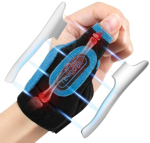 TENICORE Thumb Support Brace for Arthritis Pain & De Quervain's - Ultra Lightweight CMC Thumb Spica Splint for Left or Right Hand, Trigger Thumb, Sprains