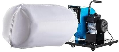Dépoussiéreur portatif industriel montable/sur roues 1H-P 15 gallons 537CFM sac de Filtration Machine d'aspirateur for le travail du bois