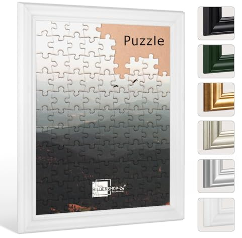 Bildershop-24 Puzzlerahmen Nepal Weiß (matt) 69x98cm (ca. 2000 Teile) ANTIREFLEX Entspiegelt